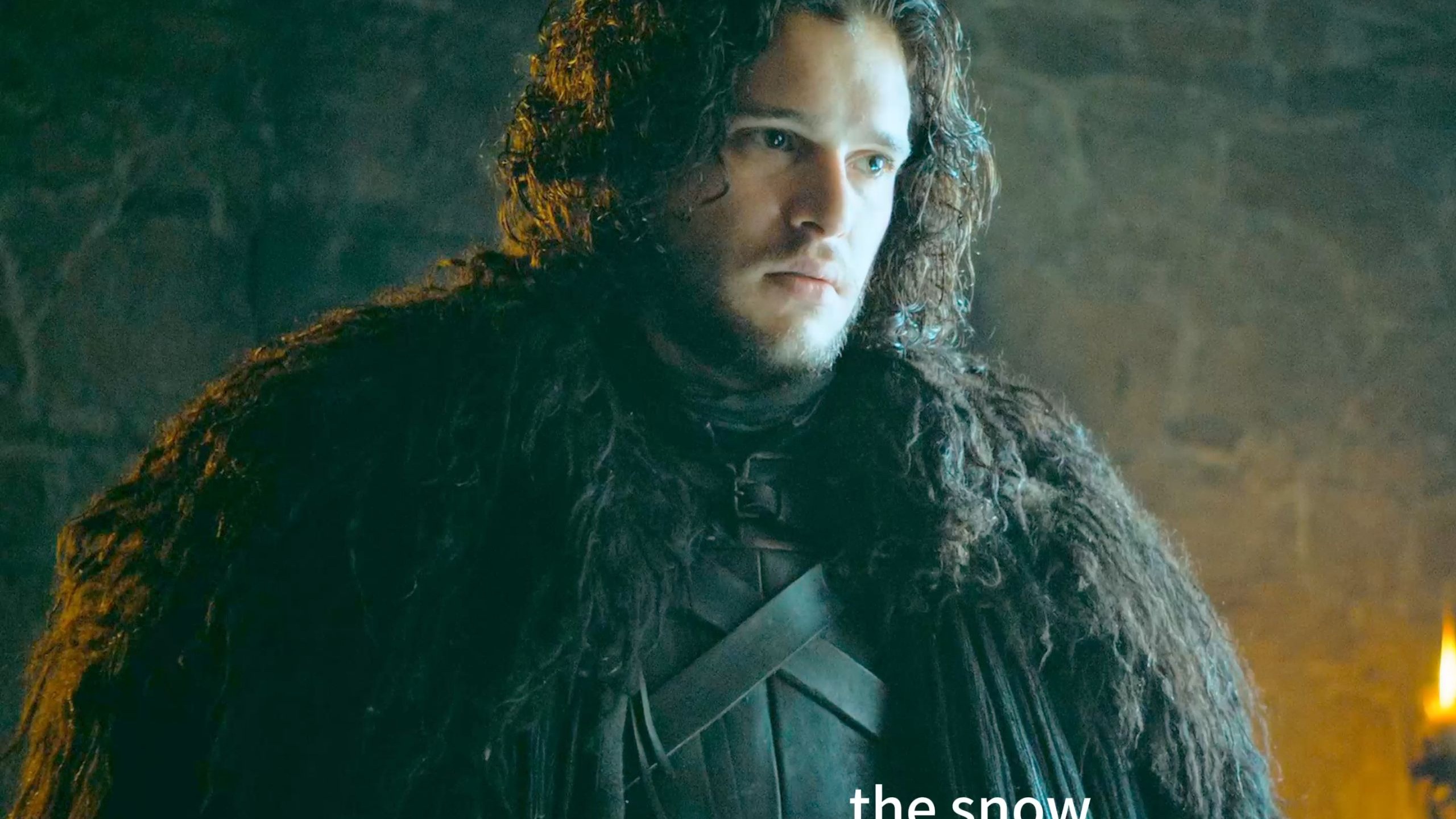 4k 权力的游戏 琼恩雪诺拒绝史塔克姓氏