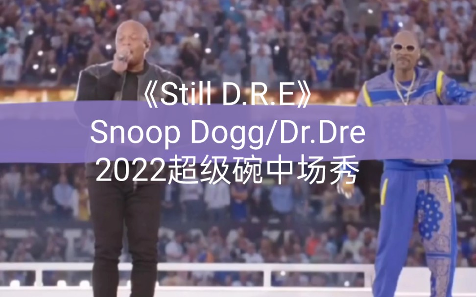 【说唱】Snoop Dogg/Dr.Dre《Still D.R.E》2022超级碗中场秀哔哩哔哩bilibili