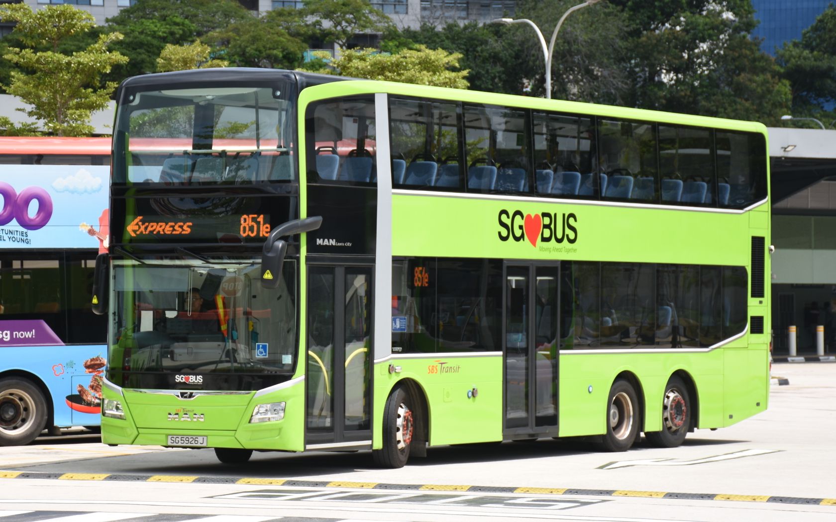 [新加坡公交] 新捷运851e路 义顺→新桥路