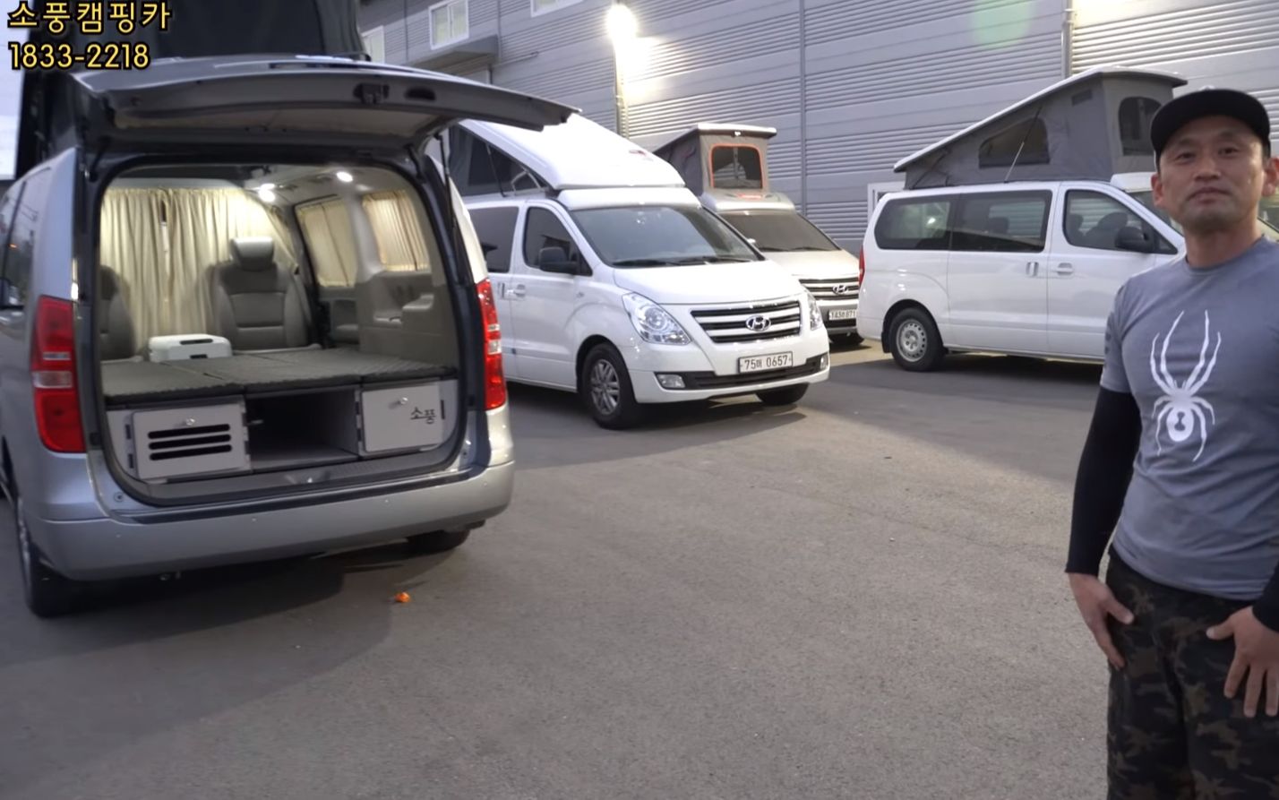 韩国升顶露营车(床车)_哔哩哔哩_bilibili