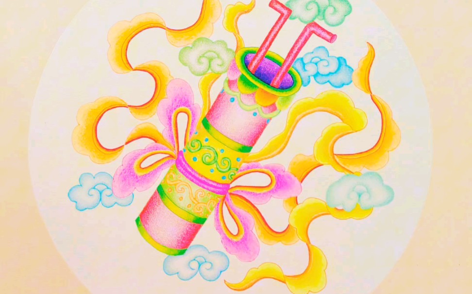 想画张果老的鱼鼓,来看这个视频