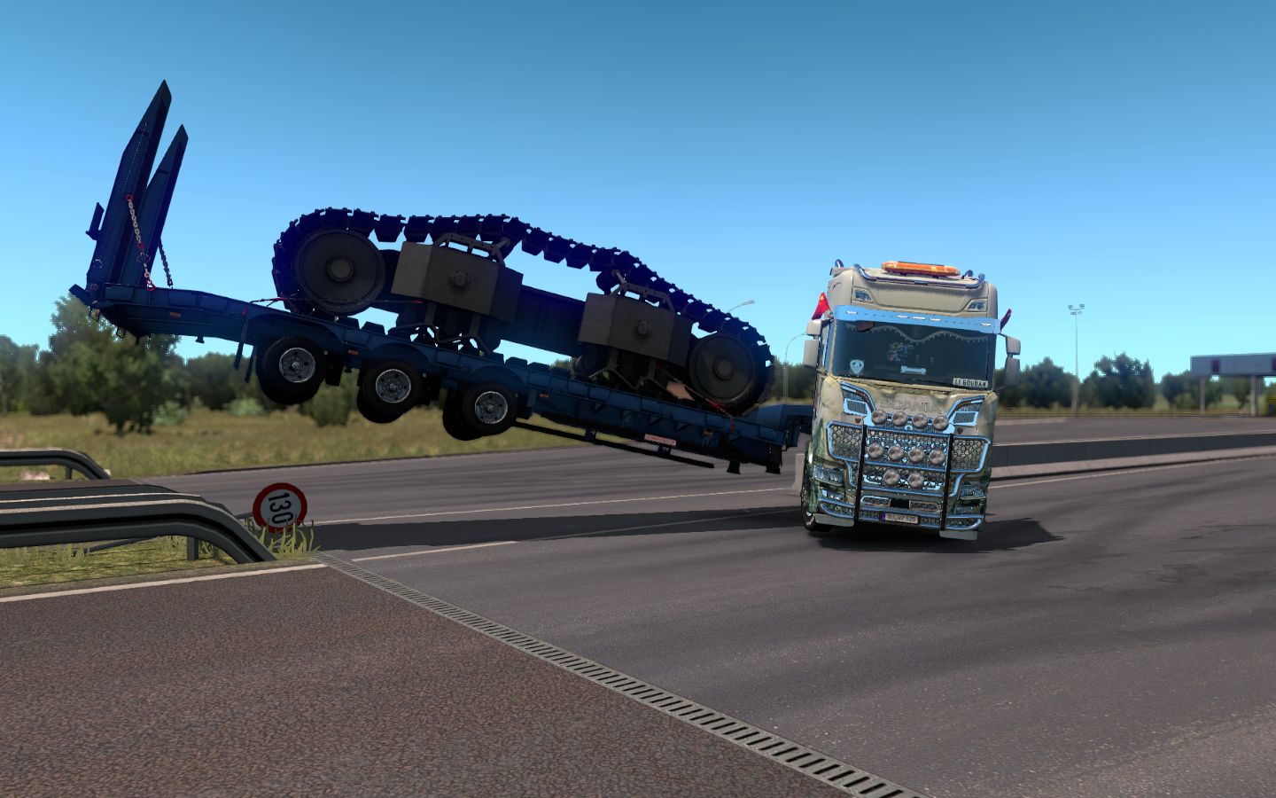 欧卡2我可能开了个假的卡车欧卡2有趣时刻集锦3