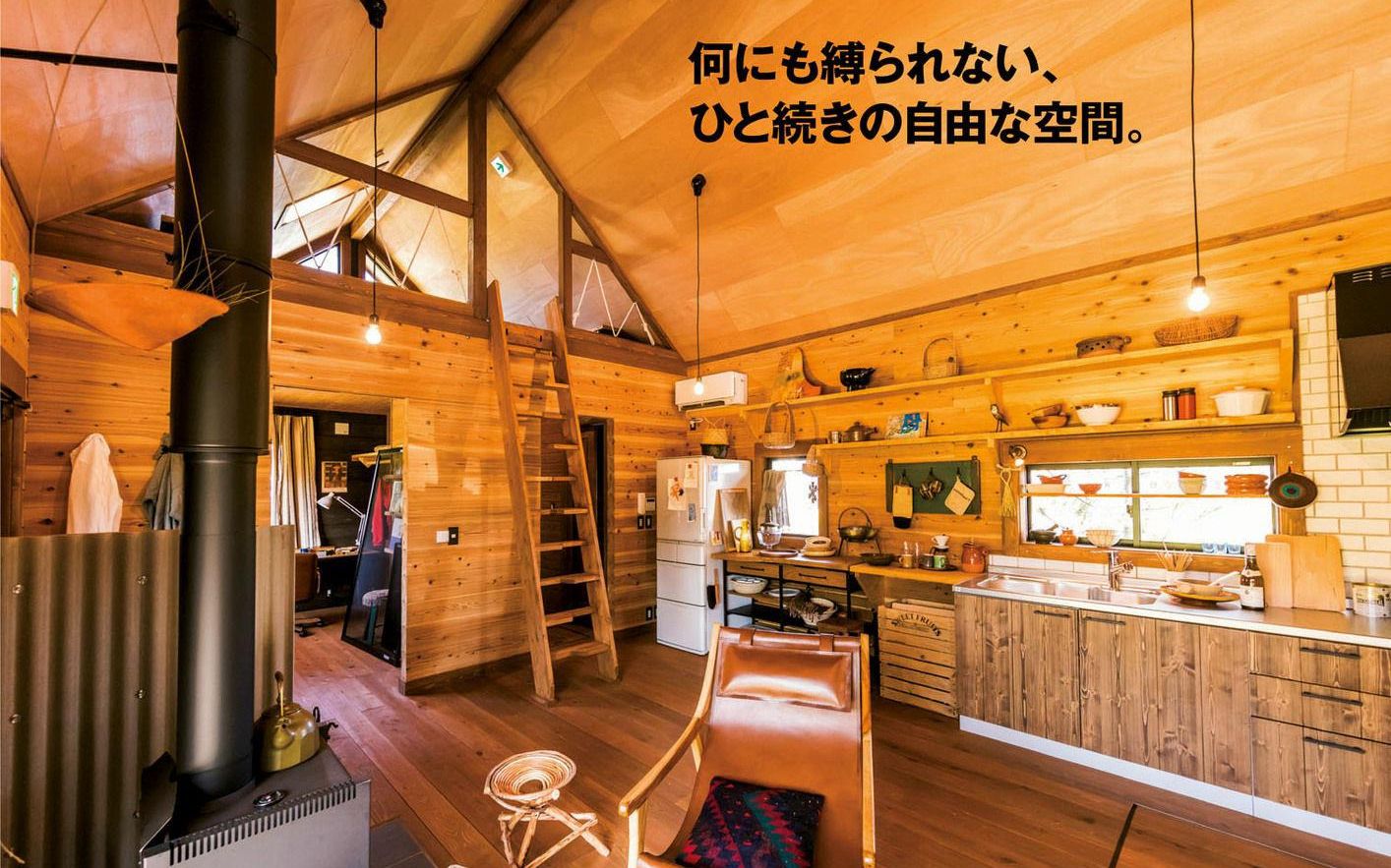 [图]一个人的木头小城堡【BESS的平小屋】没有隔断的室内空间