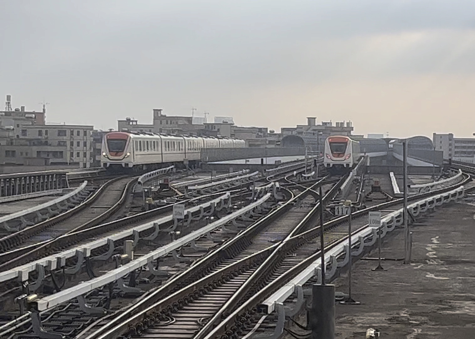 【广州地铁14号线】20241022 新和站 b14 14x061-062新和折返,b7 14x