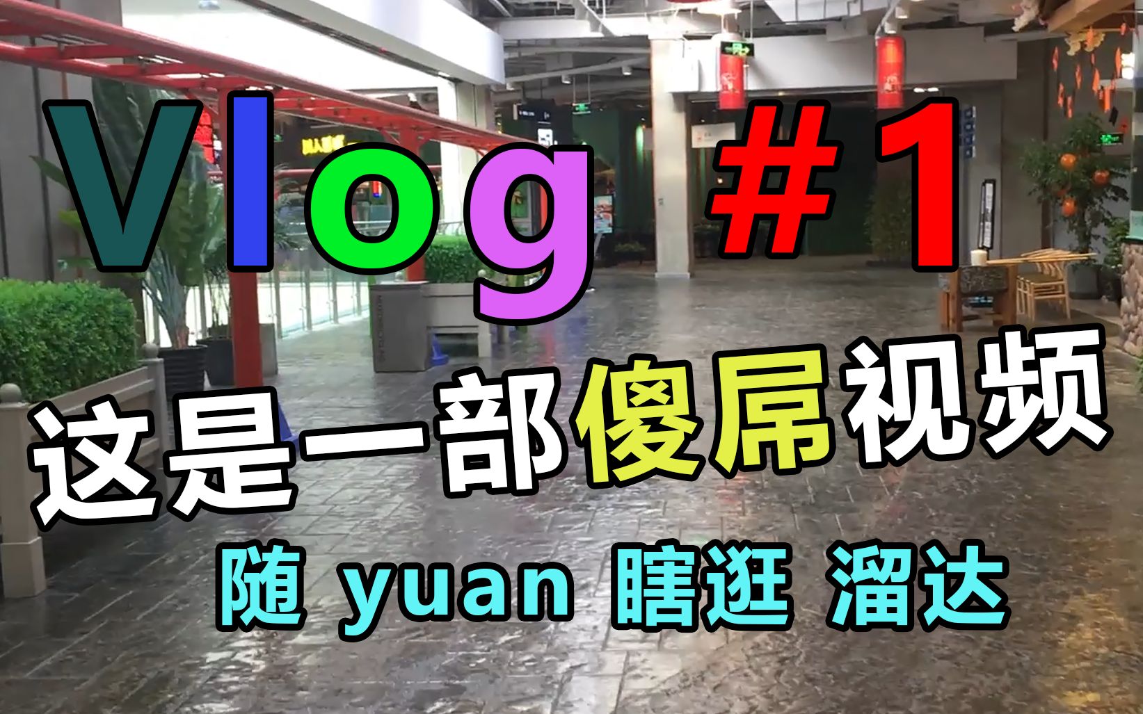 【Vlog】航叔和小贱的瞎逛Vlog视频,内带头晕效果!哔哩哔哩bilibili