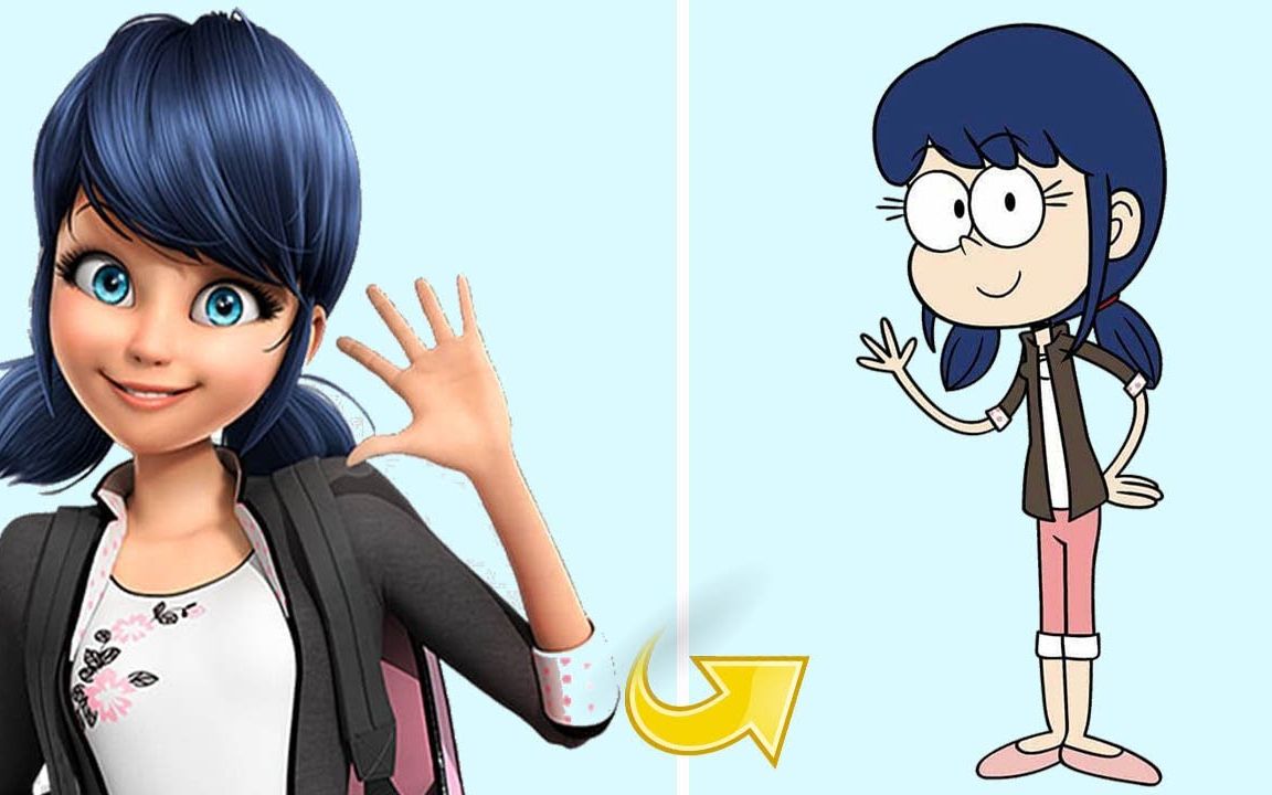 瓢虫少女玛丽娜的全新卡通形象!与《喧闹一家亲》无缝融合!