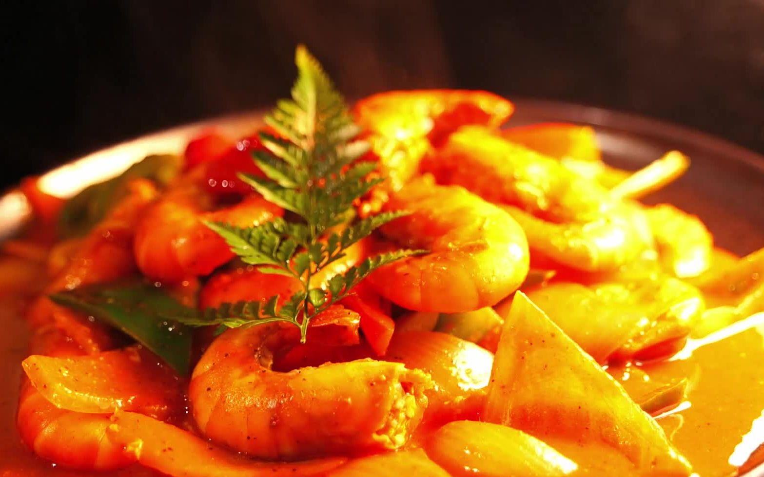 【泰式咖喱虾】在家也能吃到泰式风味菜