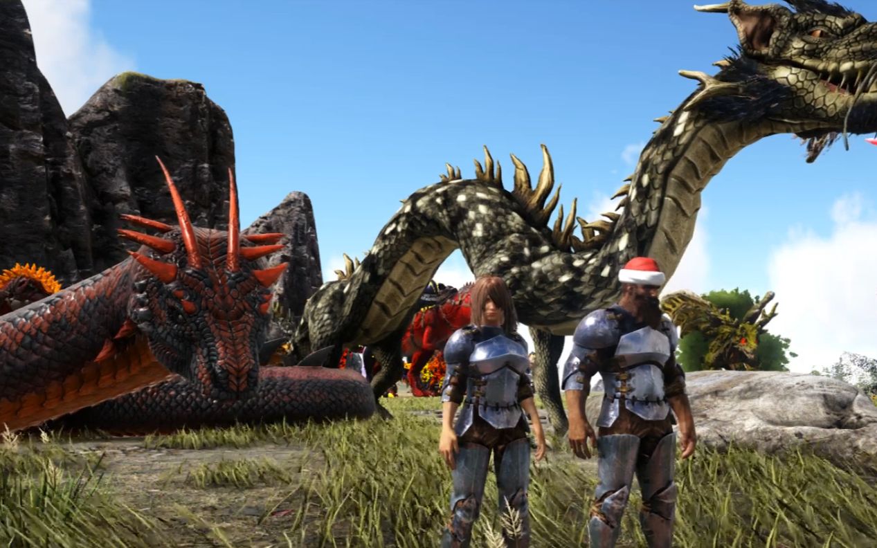 方舟生存进化:元素恐龙去雪山抓冰系刺面龙