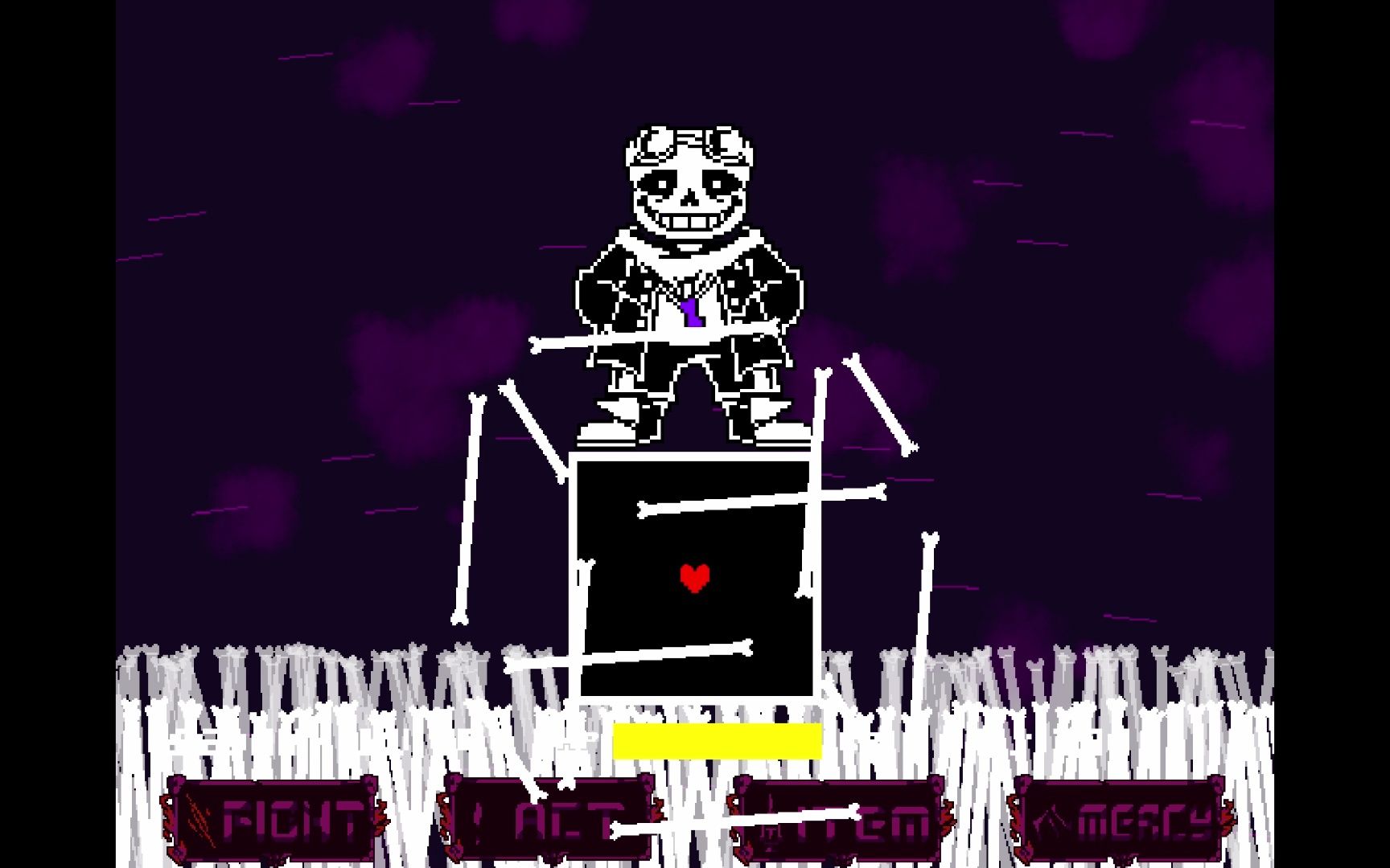 【国人au chaosend】只有两回合的混沌终章sans战普通模式无药通关