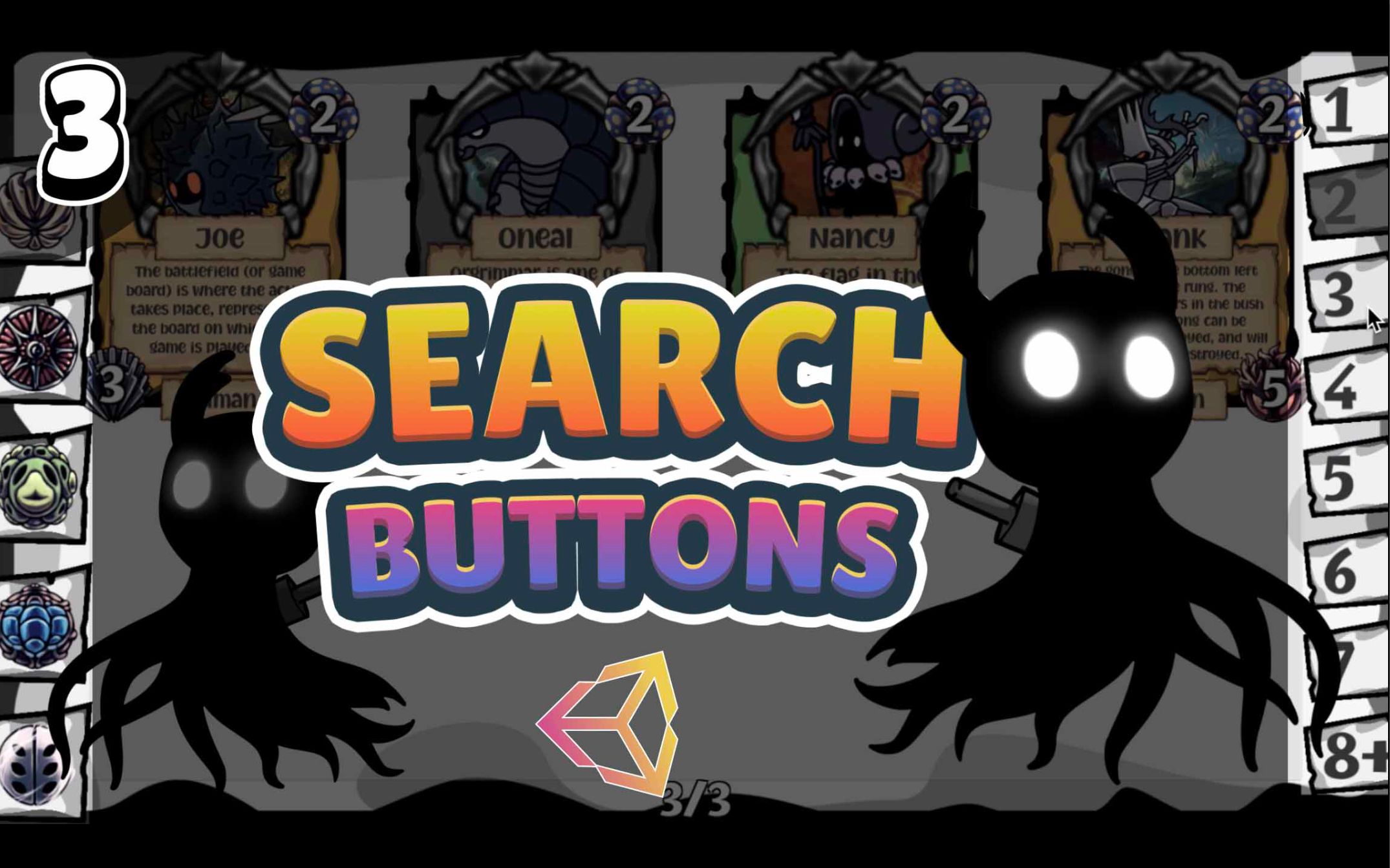 SEARCH BUTTONS (EP03) / 创建搜索按钮仿炉石传说收藏/画廊系统【第三期】哔哩哔哩bilibili