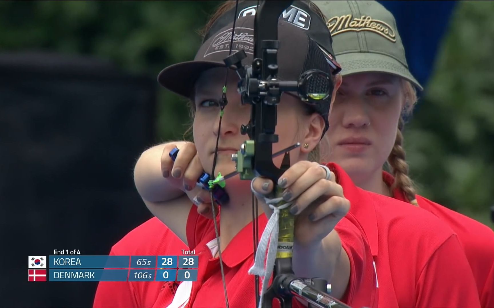 国际箭联官方视频2017年世界杯上海站复合弓女子团体决赛韩国vs丹麦