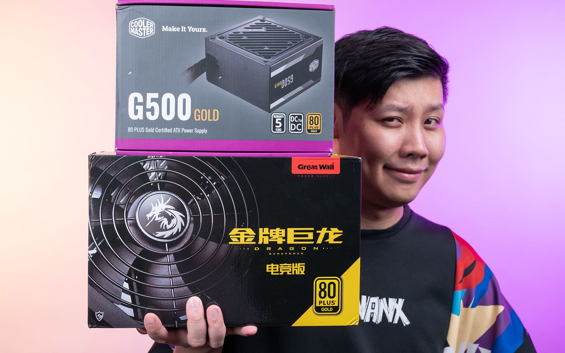 拆解评测两款高性价比500W金牌电脑电源【翼王】哔哩哔哩bilibili