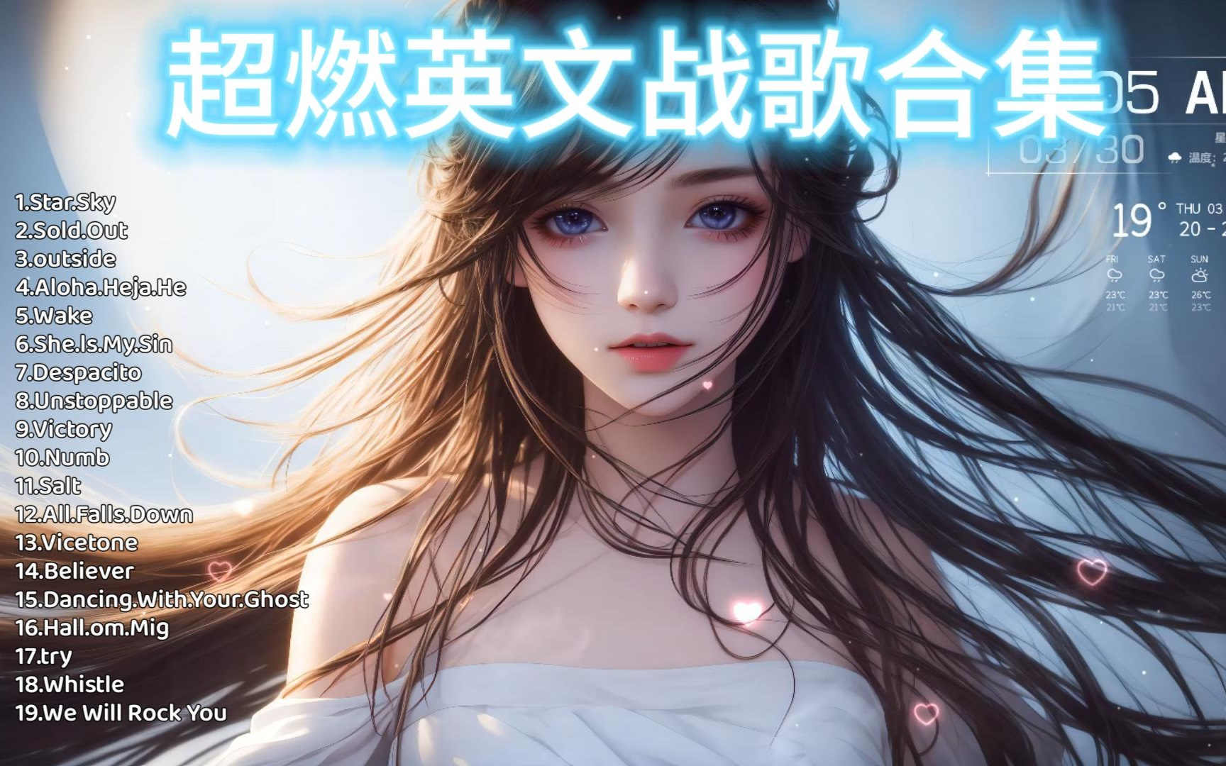 [图]【燃爆炸的20首英文歌曲合集】最燃超燃的英文战歌BGM！你听过多少首？