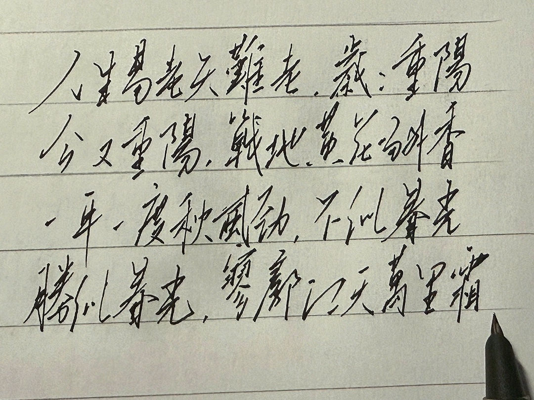 《采桑子 重阳》"人生易老天难老,岁岁重阳"