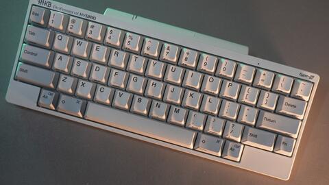 OCASANE搬运】纯白hhkb“雪” 25周年静电容键盘无刻版本开箱_哔哩哔哩_