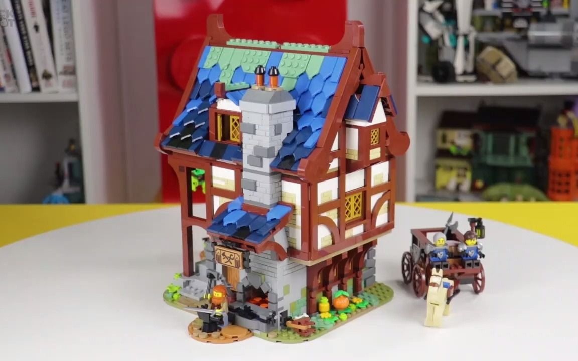 乐高 ideas 中世纪铁匠铺 21325 实物预览