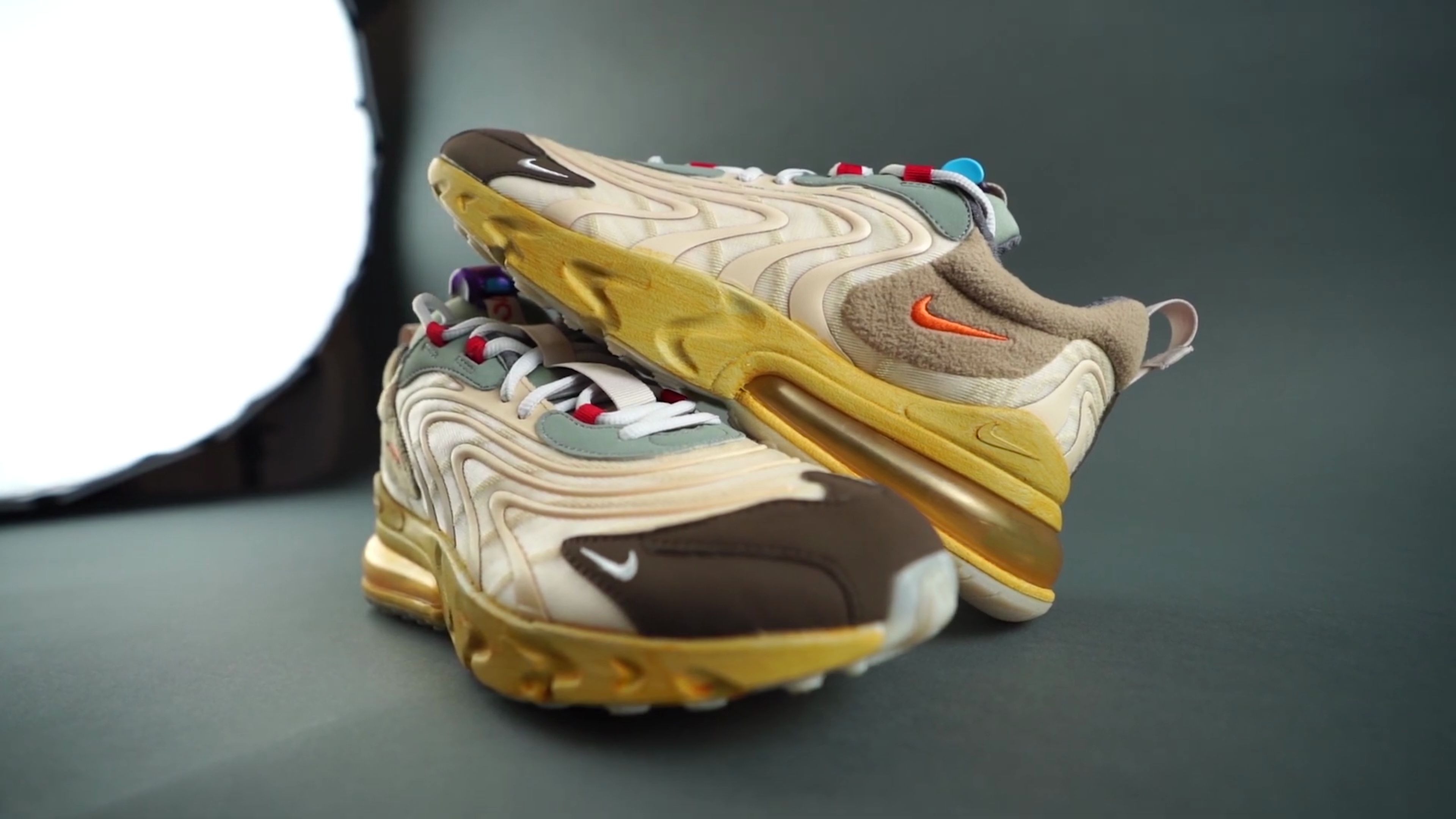 travis scott x nike air max 270 仙人掌 细节实拍