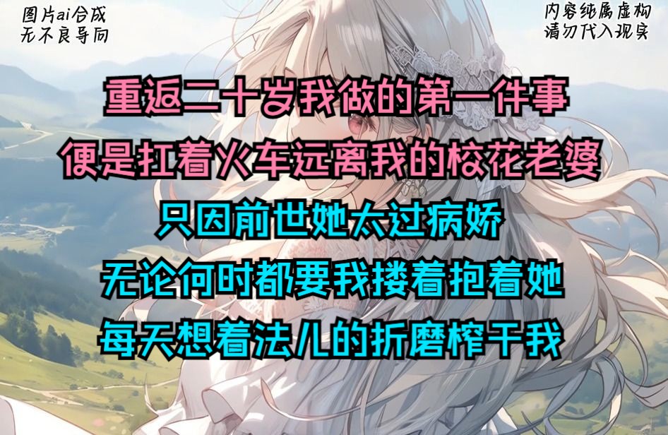 重返二十岁我做的第一件事便是扛着火车远离我的校花老婆,只因前世她太过病娇,无论何时都要我搂着抱着她,每天想着法儿的折磨榨干我.哔哩哔哩...