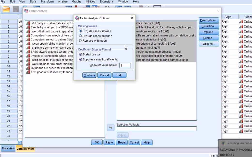 Factor Analysis and Principal Component Analysis Using SPSS哔哩哔哩bilibili