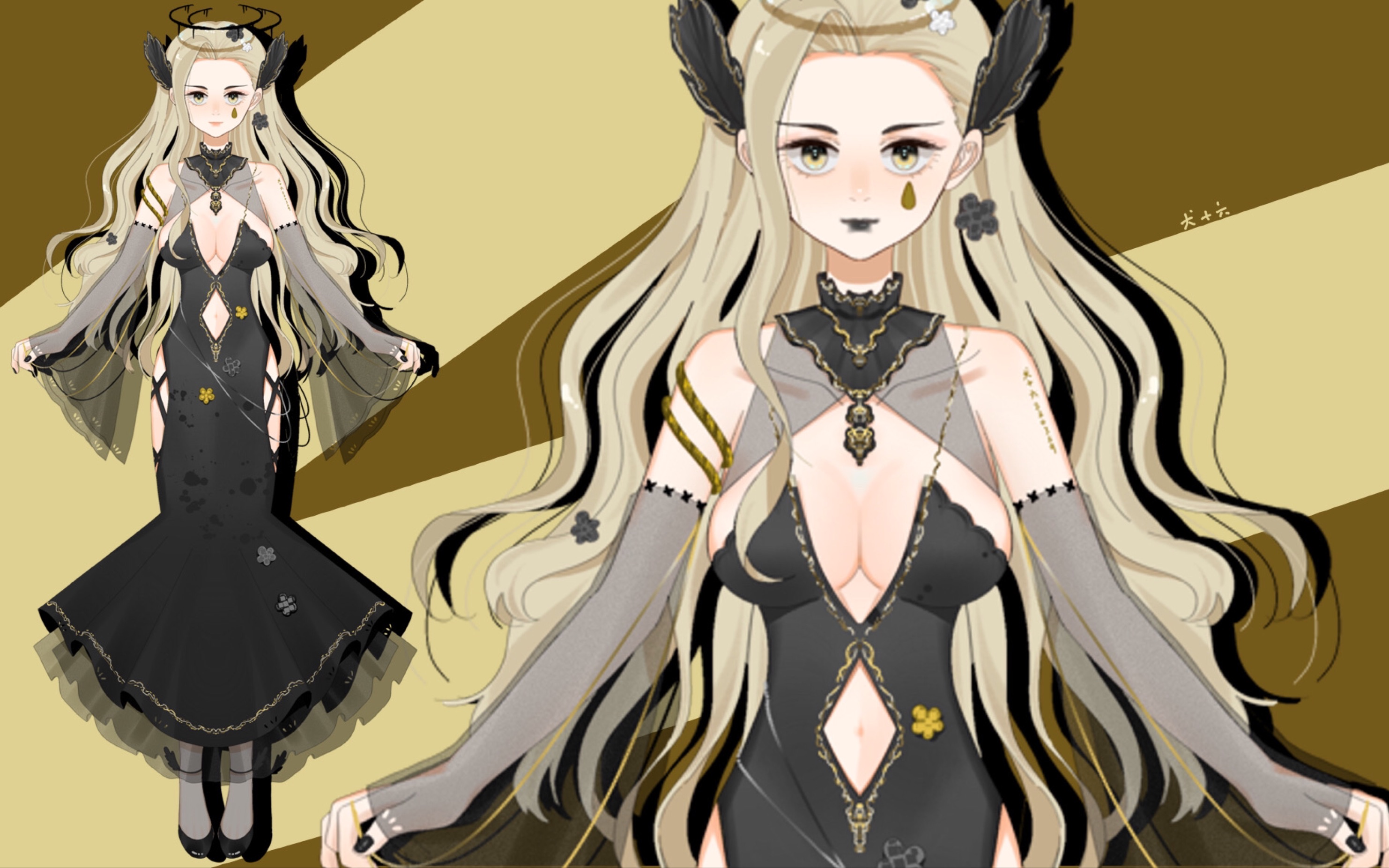 live2d黑鹅大姐姐立绘