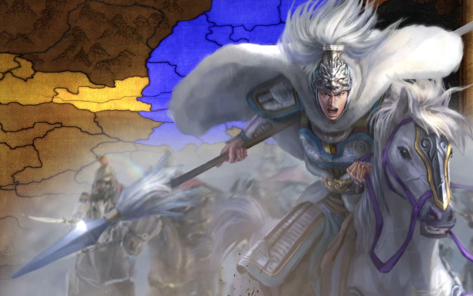 三国志14潼关马超1期抹书事件,中文配音,鱼鳞阵大削