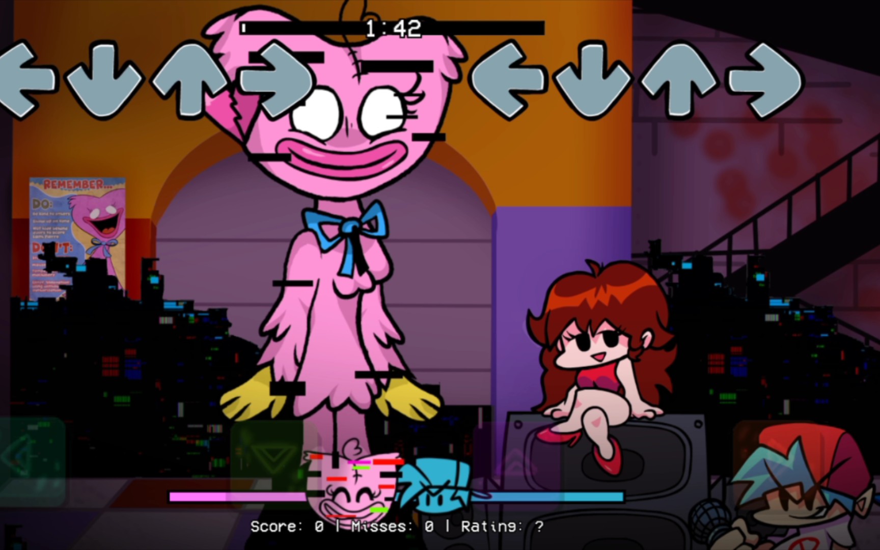 fnf优质错误化粉色大聪明模组困难模式通关