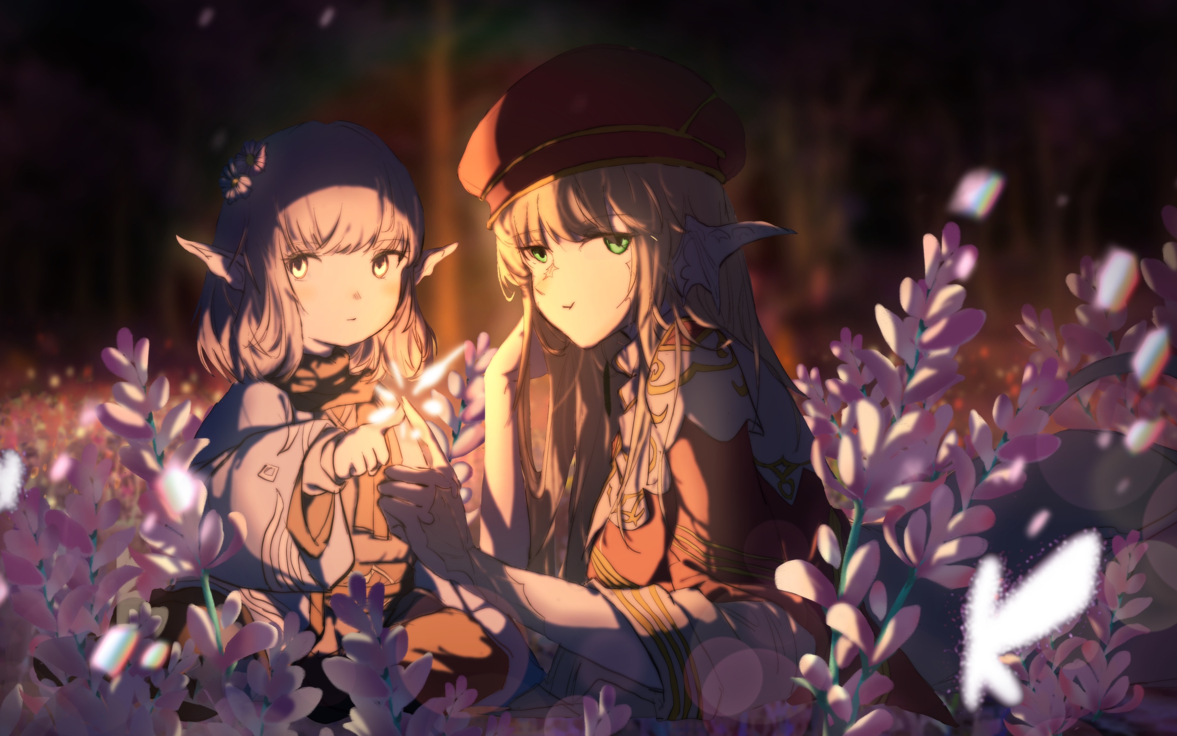 procreateff14龙娘和拉拉肥练习