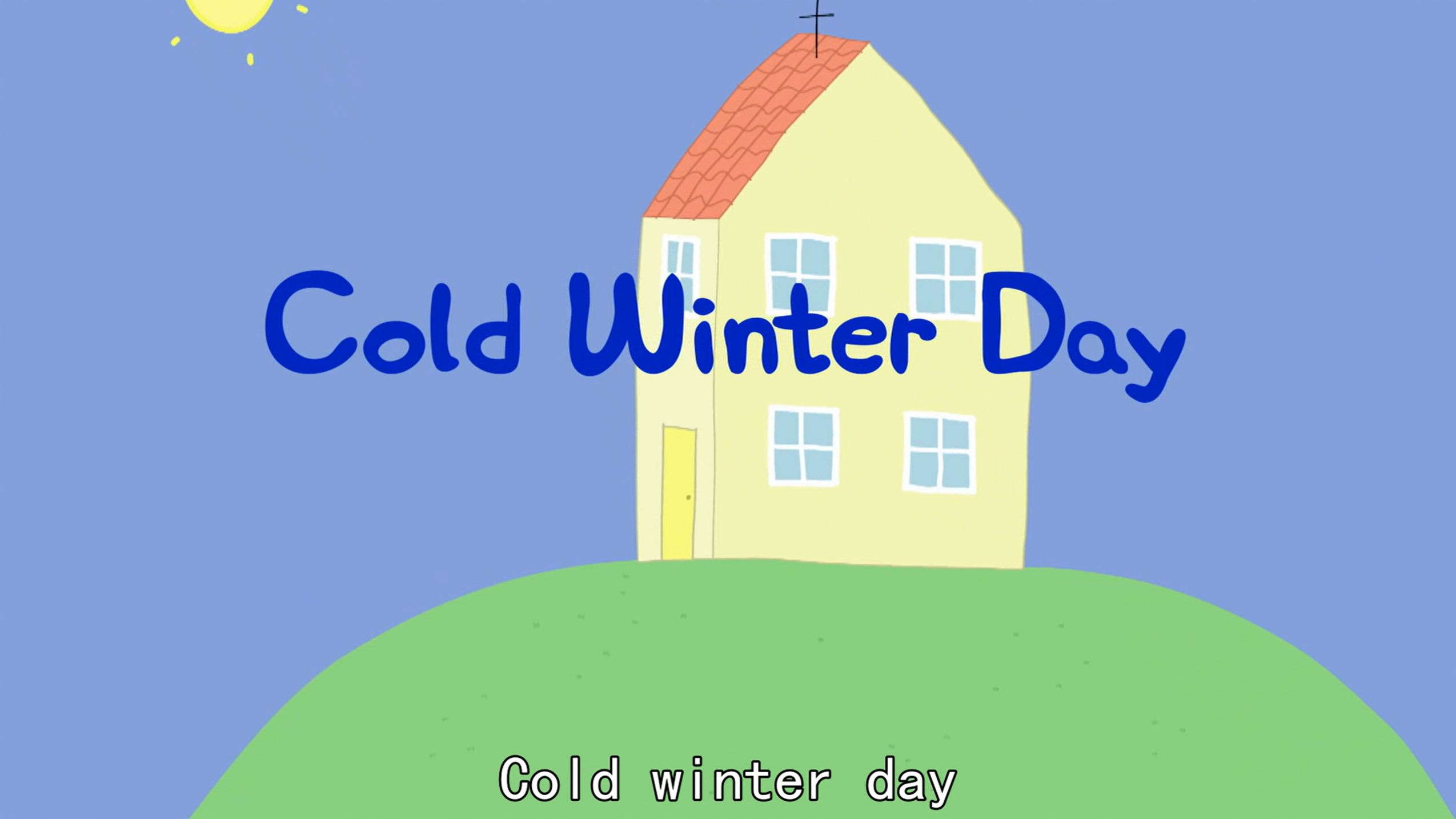 [图]（小猪佩奇）Cold Winter Day【英文字幕】