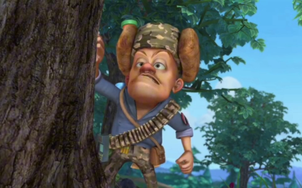 《熊出没之环球大冒险》第95集新旧对比