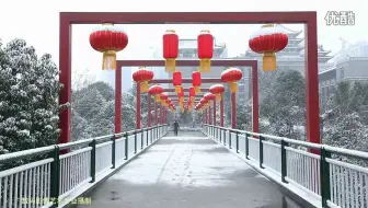 2012年长沙民政学院的绝美雪景