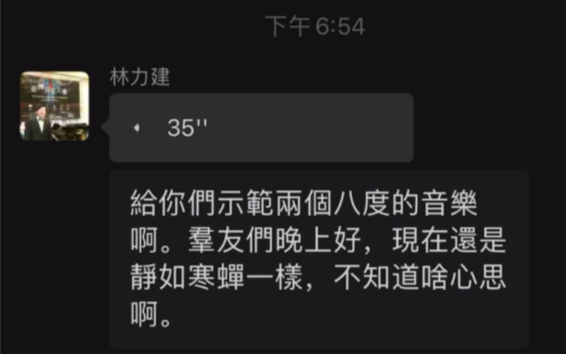 林群噤若寒蝉,道路以目,林力建却怀疑群友们是黑客哔哩哔哩bilibili