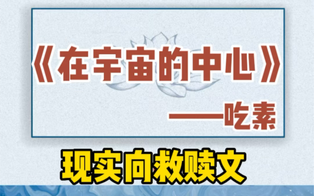 “世界这么广阔,你我都是边缘人” ——在宇宙的中心by吃素.小众的现实向救赎文!哔哩哔哩bilibili