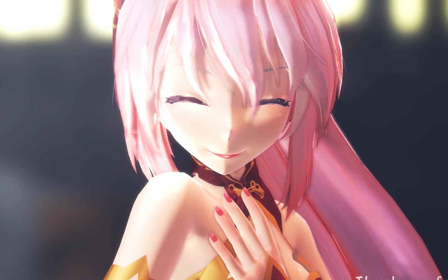 【mmd】tda式改变金丝雀旗袍【巡音luka】【technologic】_哔哩哔哩