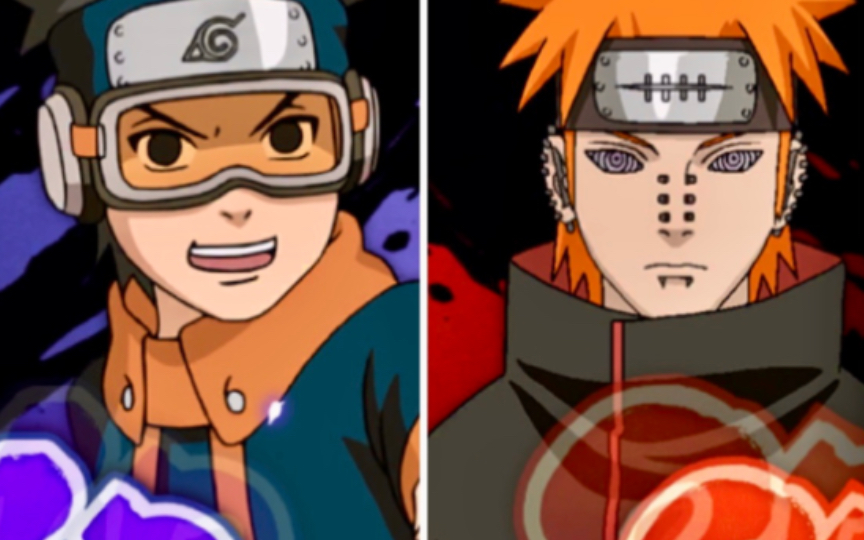 少年带土vs佩恩天道,丝滑