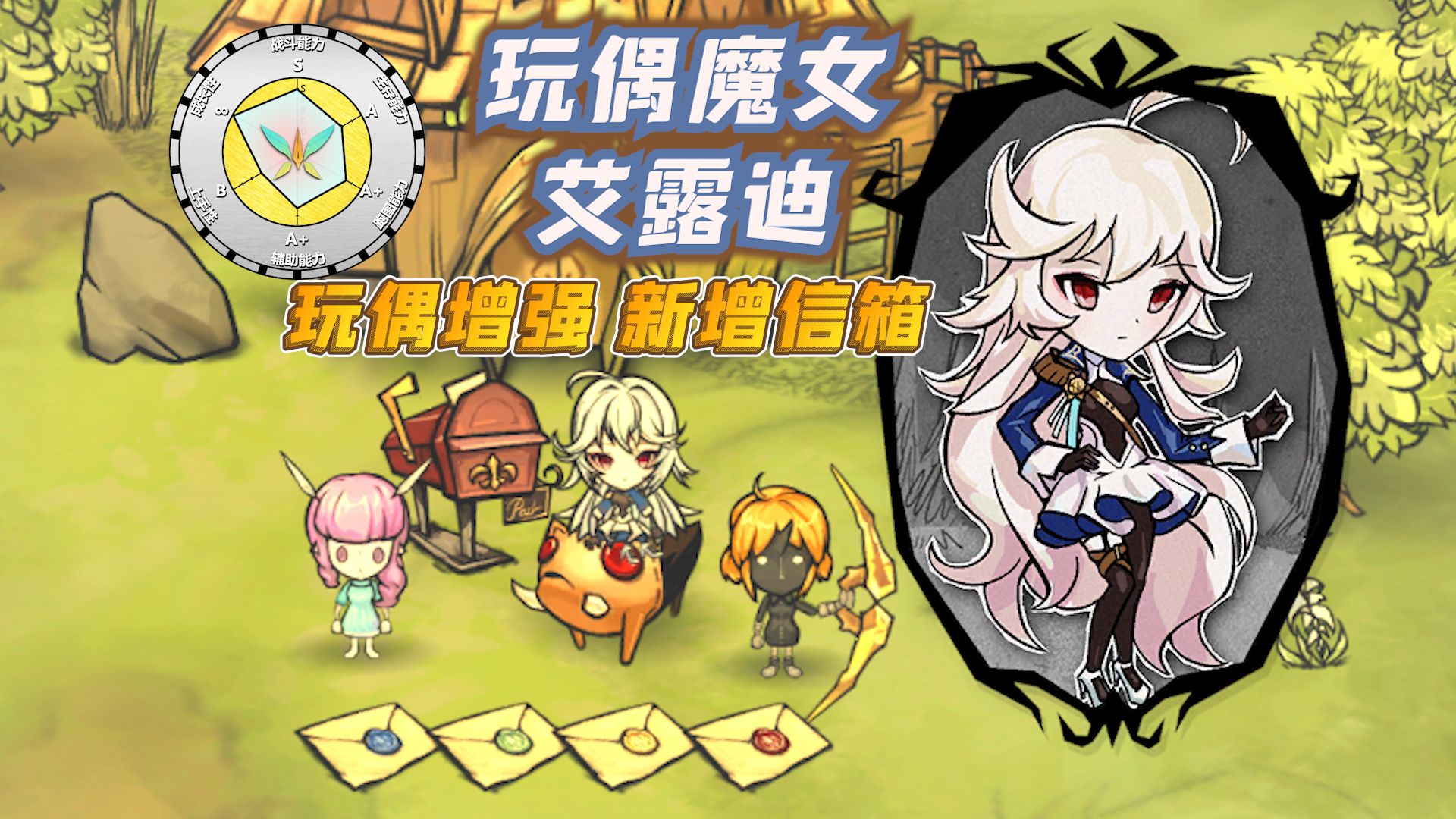 【饥荒mod人物介绍】玩偶魔女——艾露迪(玩偶增强,新增信箱)(第39.