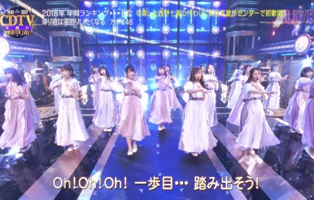 乃木坂46「帰り道は遠回りしたくなる」2018/12/31_哔哩哔哩_bilibili