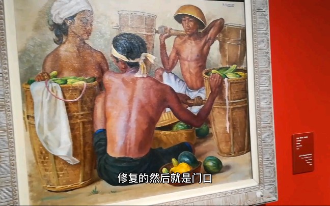 [图]今天下午去清华听听讲座看看画.都是大神级别作品真迹，李可染 林风眠 大师