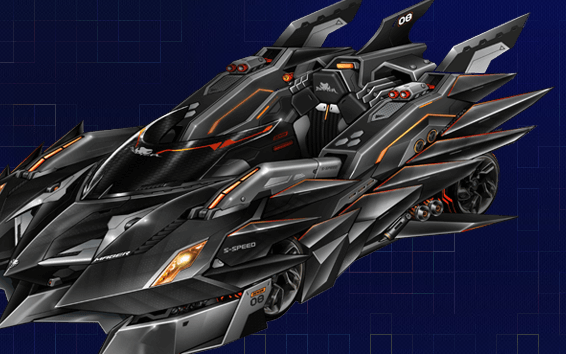 qq飞车首发s车黑曼巴