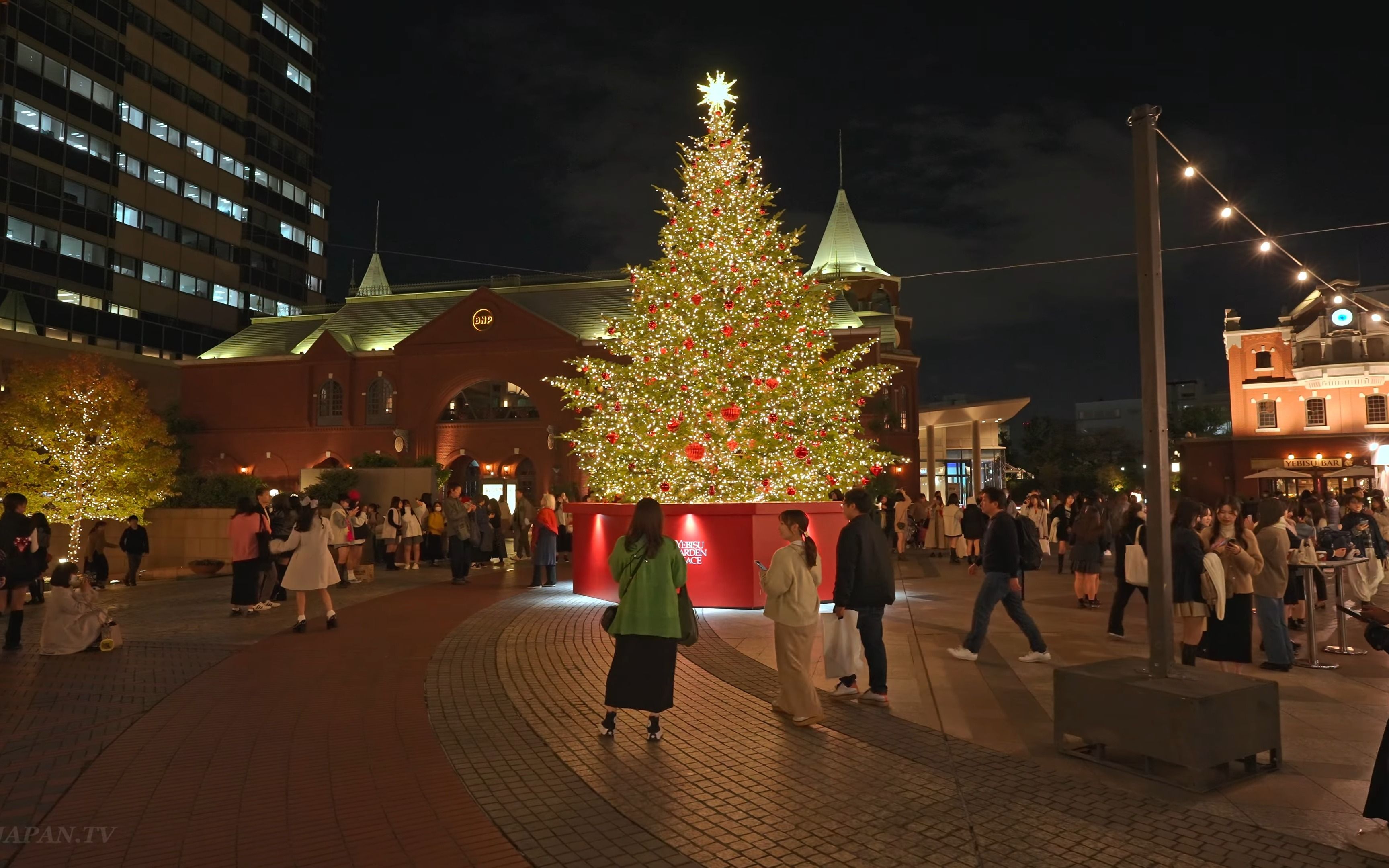 【4k】日本 - 东京惠比寿圣诞灯夜行 61 4k hdr