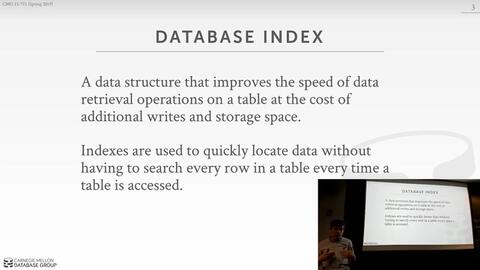 CMU 15-721 :: Advanced Database Systems (Spring 2019)