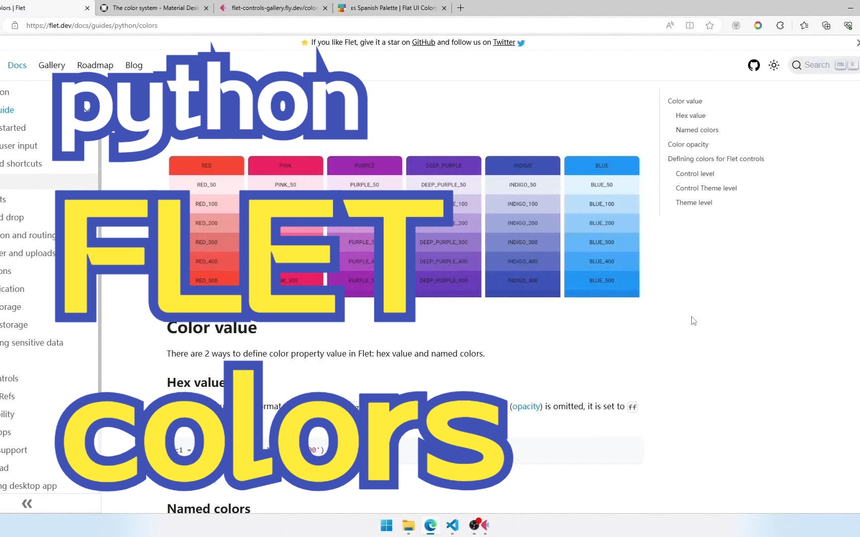 Python Flet 基础知识 Colors哔哩哔哩bilibili