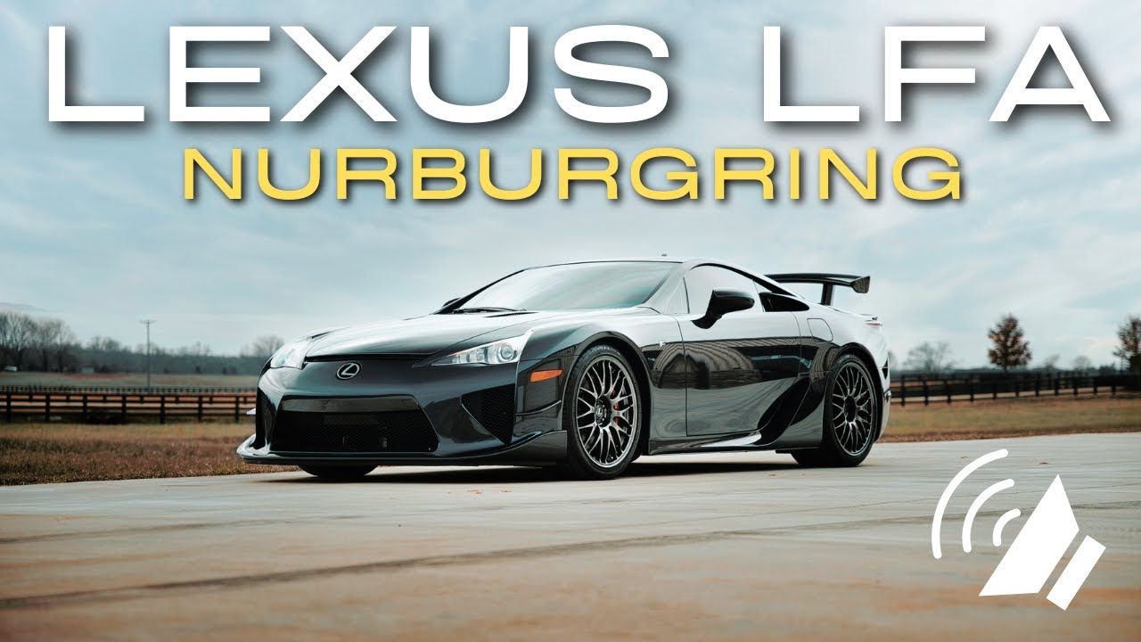 凌志(Lexus)LFA Nurburgring 唯一一辆珍珠灰配色,第一人称视角驾驶,LFA声浪哔哩哔哩bilibili