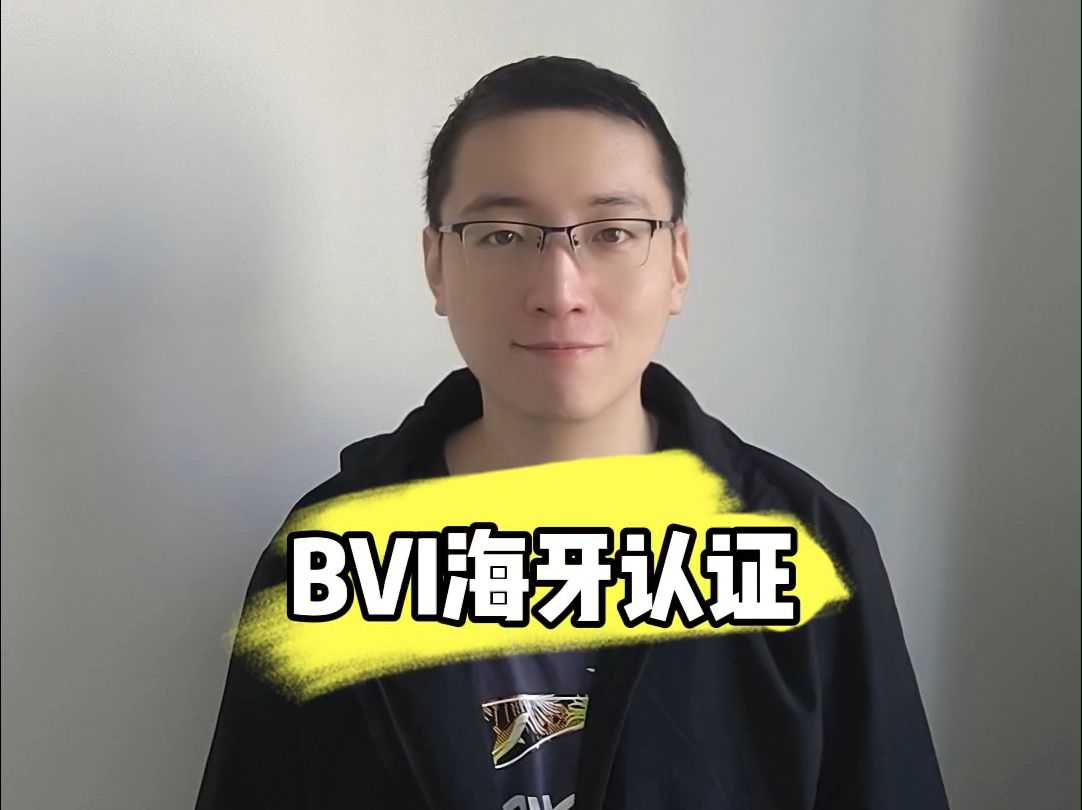 BVI海牙认证哔哩哔哩bilibili