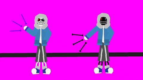 dust sans vs dust dust sans fight! (Animation)_哔哩哔哩_bilibili