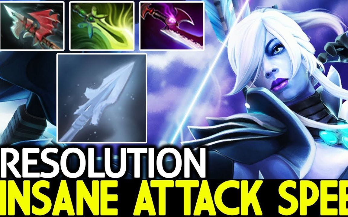 dota2resolution蝴蝶大推推极其恐怖的攻速中单卓尔游侠bydota2high
