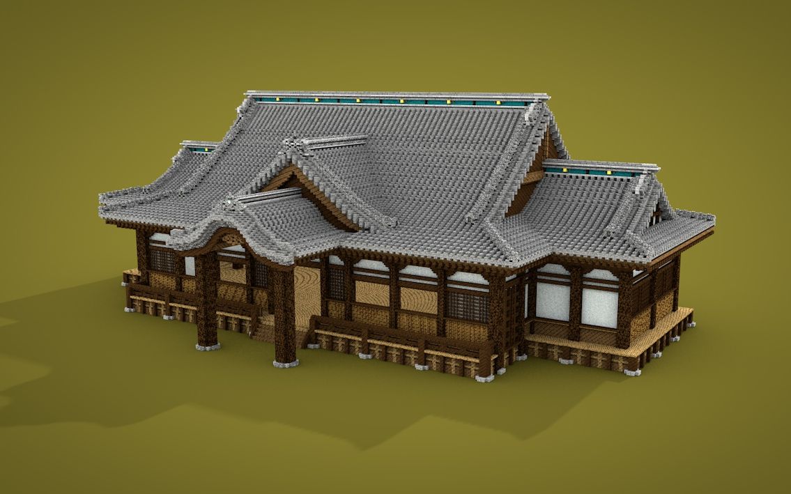 【minecraft】在mc中还原出八重神社