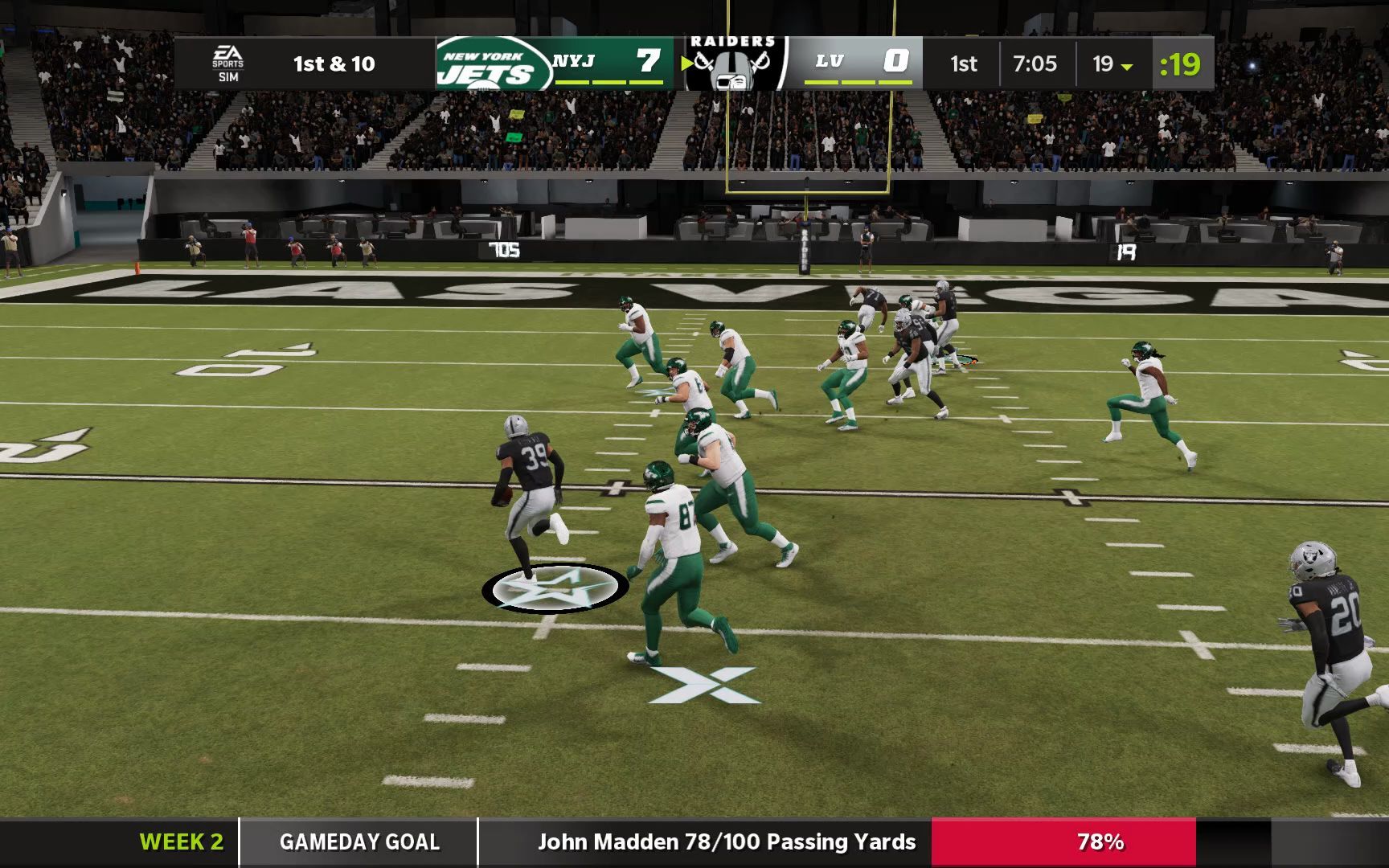 Madden NFL 22生涯模式纽约喷气机对阵拉斯维加斯突袭者哔哩哔哩bilibili