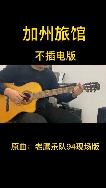 [图]【木吉他】94现场《加州旅馆》不插电版，试音碟标配