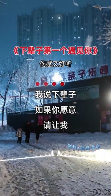 下辈子第一个遇见你 #伤感音乐 #情感音乐分享 #听着听着就哭了