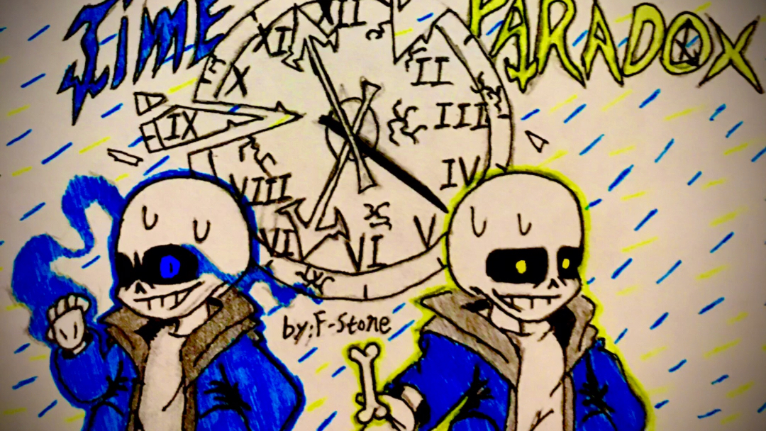 绘画!time paradox 时间悖论